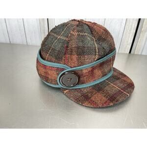 Stormy Kromer The Original Cap Size 7 1/4 Wool Blend Winter Hat Plaid USA Made